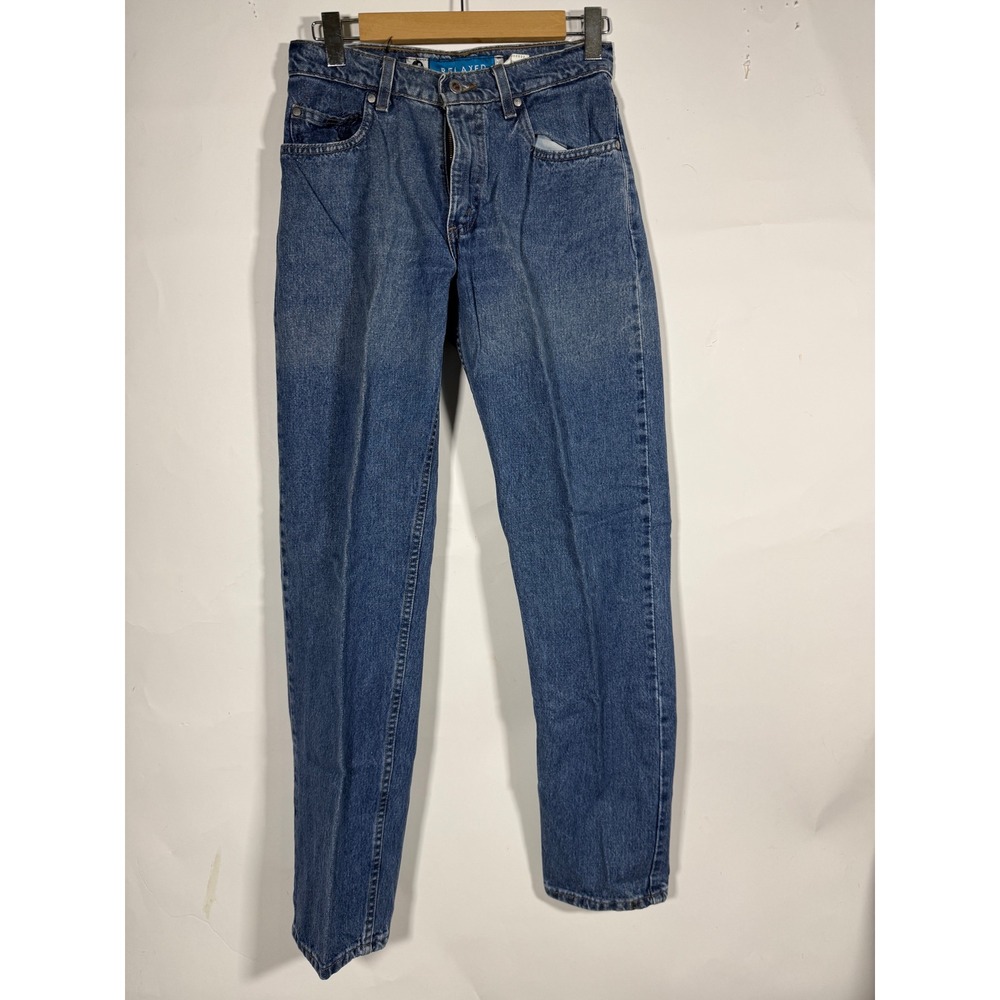 Levis SilverTab Relaxed Fit Jeans Men 29x32 Blue Medium Wash Vintage Made in USA - Picture 4 of 9